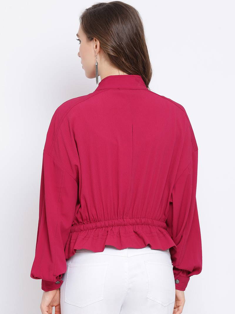 Fuschia Land Women Jacket