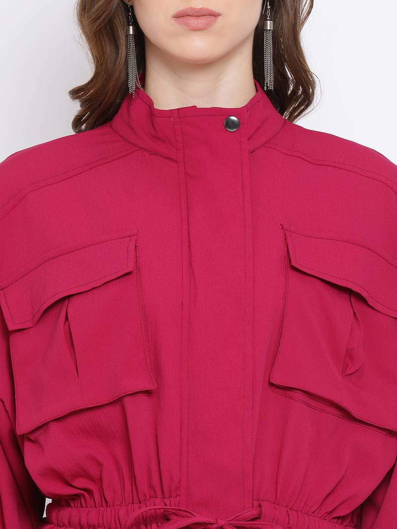Fuschia Land Women Jacket