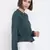 Green Deorna Lace Women Top