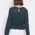 Green Deorna Lace Women Top