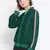 Green Curtain Side Detail Women Jacket