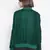 Green Curtain Side Detail Women Jacket