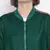 Green Curtain Side Detail Women Jacket