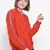 Orange Nintenduo Side Detail Women Jacket