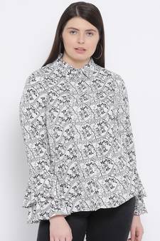 Graphic ShanayaPlus Size Women Shirt