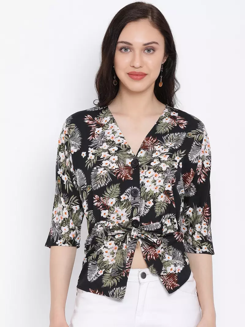 Floral Deco Function Women Top