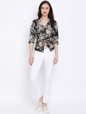 Floral Deco Function Women Top 2