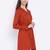 Rust Fashion Break Women Dress
