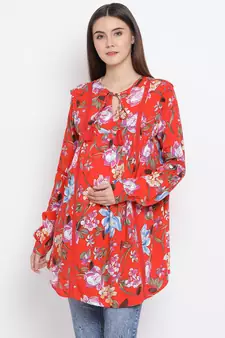 Floral Samantha Maternity Women Top