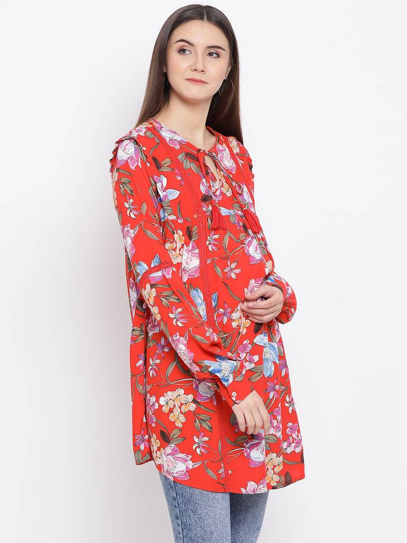 Floral Samantha Maternity Women Top
