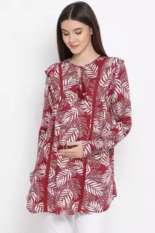 Tropical Tiara Maternity Women Top