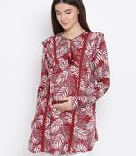 Tropical Tiara Maternity Women Top