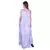 Women's Halter Neck Ruffle Drape Floral Printed Georgette Party/ Evening Dress in Multicolor