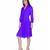 Women's Mauve Chiiffon Casual Midi Dress