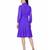 Women's Mauve Chiiffon Casual Midi Dress