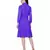 Women's Mauve Chiiffon Casual Midi Dress