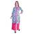 Women's Indian Kurti with Buttoned Placket and Round Mandarin  Collar