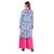 Women's Indian Kurti with Buttoned Placket and Round Mandarin  Collar
