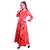 Women's Indian tie n dye Kurti with wooden Button Placket and Cuff