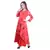Women's Indian tie n dye Kurti with wooden Button Placket and Cuff