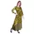 Women's Indian tie n dye Kurti with wooden Button Placket and Cuff