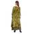 Women's Indian tie n dye Kurti with wooden Button Placket and Cuff