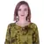 Women's Indian tie n dye Kurti with wooden Button Placket and Cuff