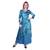 Women's Indian tie n dye Kurti with wooden Button Placket and Cuff