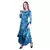 Women's Indian tie n dye Kurti with wooden Button Placket and Cuff