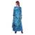 Women's Indian tie n dye Kurti with wooden Button Placket and Cuff