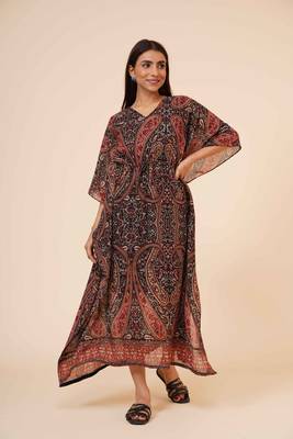 Women's Loose Casual  Kaftan Dress with adjustable string and inner 1