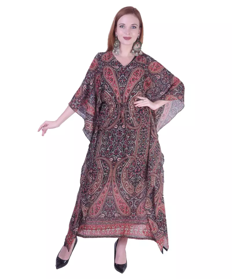 Women's Loose Casual  Kaftan Dress with adjustable string and inner