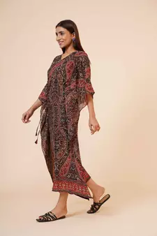 Women's Loose Casual  Kaftan Dress with adjustable string and inner