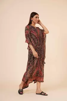 Women's Loose Casual  Kaftan Dress with adjustable string and inner