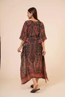 Women's Loose Casual  Kaftan Dress with adjustable string and inner