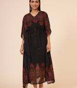 Women's Loose Casual  Kaftan Dress with adjustable string and inner