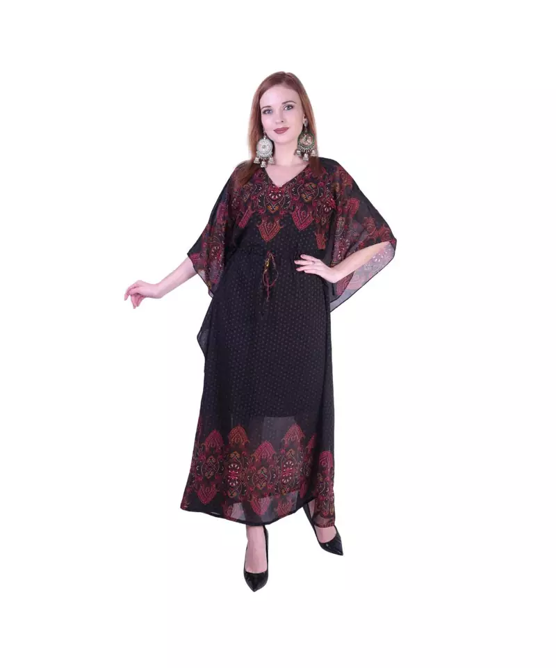 Women's Loose Casual  Kaftan Dress with adjustable string and inner