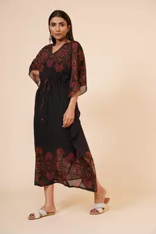 Women's Loose Casual  Kaftan Dress with adjustable string and inner
