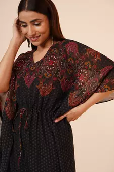 Women's Loose Casual  Kaftan Dress with adjustable string and inner