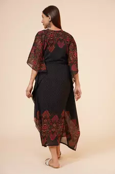 Women's Loose Casual  Kaftan Dress with adjustable string and inner
