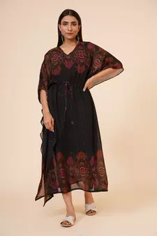 Women's Loose Casual  Kaftan Dress with adjustable string and inner