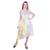 Women's Printed Georgette  Ruffle Party Evening  Dress