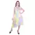 Women's Printed Georgette  Ruffle Party Evening  Dress