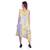 Women's Printed Georgette  Ruffle Party Evening  Dress