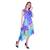 Women's Printed Georgette  Ruffle Party Evening  Dress