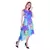 Women's Printed Georgette  Ruffle Party Evening  Dress
