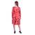 Women's Indian tie n dye Kurti with balloon sleeves