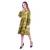 Women's Indian tie n dye Kurti with balloon sleeves