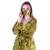 Women's Indian tie n dye Kurti with balloon sleeves