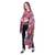 Women's Digital Printed Georgette Party Long Asymmetrical Kimono Sleeves Top with Inner
